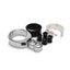 Cable Clamps, 1 1/4"-1 1/2" Dual Throttle/Clutch, Chrome