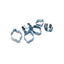Steel `O` Clip 7/16" (11.1mm) - 10 pcs