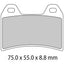 FERODO Race Brake Disc Pad Set - FDB2042 XRAC