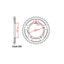 REAR SPROCKET - STEEL 38T 525P (32-MAS-38)