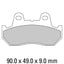 FERODO Disc Pad Set - FDB538 P Platinum Non Sintered Compound