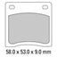 FERODO Disc Pad Set - FDB151 ST Sinter Grip Sintered Compound - Road