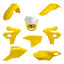 POLISPORT RESTYLE KIT SUZUKI DRZ400/SM 00- W/HALO HEADLIGHT YELLOW