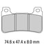 FERODO Race Brake Disc Pad Set - FDB2181 XRAC