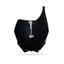 POLISPORT FRONT NUMBER PLATE YZ125/250 06-14/YZ250F/450F 06-09 - BLACK