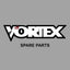 VORTEX PART - F-100NW - LOCK NUT 8MM : SILVER ZINC