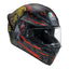 AGV K1 S - GLADIATOR MATT BLACK/GOLD/RED