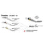 ARROW 72117PD Header Collector set - Stainless