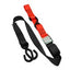 KMX Tie Down 38mm Twin Hook - Black/Red Loop
