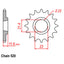 FRONT SPROCKET - STEEL 15T 520P (31-4GY-15)