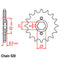 FRONT SPROCKET - STEEL 13T 520P (31-5Y1-13)
