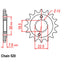 FRONT SPROCKET - STEEL 14T 520P (31-070-14)
