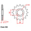 FRONT SPROCKET - STEEL 11T 520P (31-415-11)