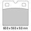 FERODO Disc Pad Set - FDB204 P Platinum Non Sintered Compound