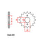 FRONT SPROCKET - STEEL 16T 428P (31-437-16)