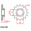 FRONT SPROCKET - STEEL 15T 520P (31-798-15)