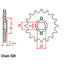 FRONT SPROCKET - STEEL 12T 520P (31-KF0-12)
