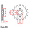 FRONT SPROCKET - STEEL 14T 520P (31-KN5-14)