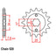 FRONT SPROCKET - STEEL 15T 520P (31-KR0-15)