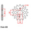 FRONT SPROCKET - STEEL 14T 420P (31-KSE-14)