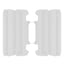 POLISPORT RADIATOR LOUVERS YAMAHA YZ125/250 05-21 - WHITE