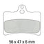 FERODO Disc Pad Set - FDB866 P Platinum Non Sintered Compound