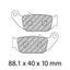 FERODO Disc Pad Set - FDB2275 EF ECO Friction Non Sintered Compound