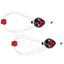 SIDI Spare Part - SIDI #84 Vortice Tecno Instep Tensioner - 100mm - Black/Red