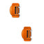 SIDI Spare Part - SIDI #29 Crossfire 1 Strap Holder - Pair - Orange