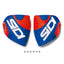SIDI Spare Part - SIDI #153 Crossfire 3 Shin Plate - Blue/Red/White