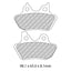 FERODO Disc Pad Set - FDB2097 ST Sinter Grip Sintered Compound - Road