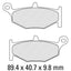 FERODO Disc Pad Set - FDB2213 ST Sinter Grip Sintered Compound - Road