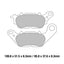 FERODO Disc Pad Set - FDB2238 EF ECO Friction Non Sintered Compound
