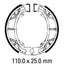 FERODO ECO Brake Shoe Set - FSB704 EF