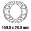 FERODO Brake Shoe Set - FSB967