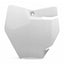POLISPORT FRONT NUMBER PLATE KTM 65 SX 16-23 - WHITE