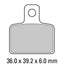 FERODO Disc Pad Set - FDB2127 SG Sinter Grip Sintered Compound - Off-Road