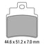 FERODO Disc Pad Set - FDB2141 SG Sinter Grip Sintered Compound - Off-Road