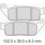 FERODO Disc Pad Set - FDB570 ST Sinter Grip Sintered Compound - Road