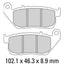 FERODO Disc Pad Set - FDB2179 ST Sinter Grip Sintered Compound - Road