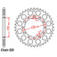 REAR SPROCKET - STEEL 44T 520P (32-K32-44)