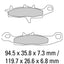 FERODO Disc Pad Set - FDB2188 SG Sinter Grip Sintered Compound - Off-Road