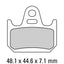 FERODO Disc Pad Set - FDB2194 P Platinum Non Sintered Compound