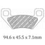 FERODO Disc Pad Set - FDB2303 SG Sinter Grip Sintered Compound - Off-Road