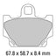 FERODO Disc Pad Set - FDB311 P Platinum Non Sintered Compound