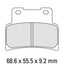FERODO Disc Pad Set - FDB2216 ST Sinter Grip Sintered Compound - Road
