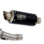 ARROW 71009GPI Silencer - GP2 Stainless Dark with S/less End Cap