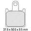 FERODO Race Brake Disc Pad Set - FDB2220 XRAC