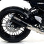 ARROW 74506RBA Silencer - REBEL Nichrom Dark Silencer with Aluminium Silver End Cap