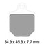 FERODO Disc Pad Set - FDB2244 ST Sinter Grip Sintered Compound - Road
